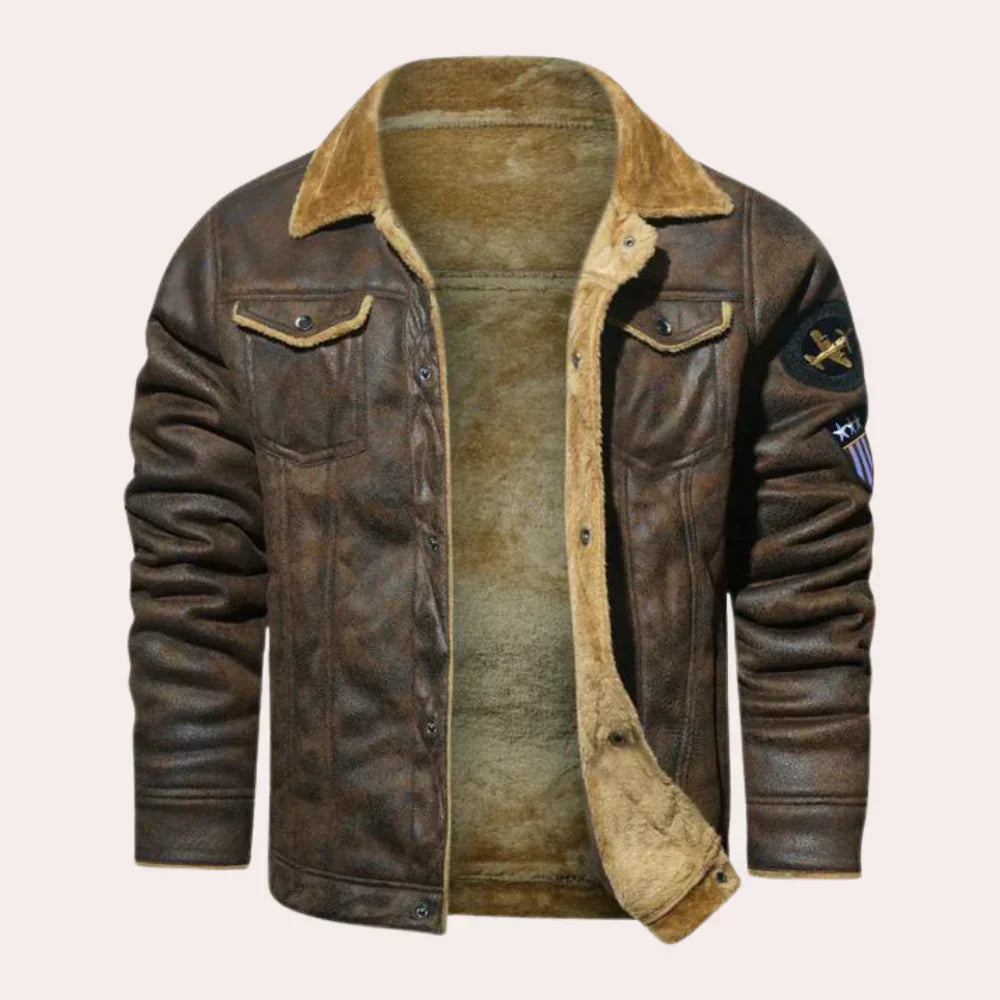 Men's stylish warm everyday jacket modern cut premium comfort easy care versatile coat