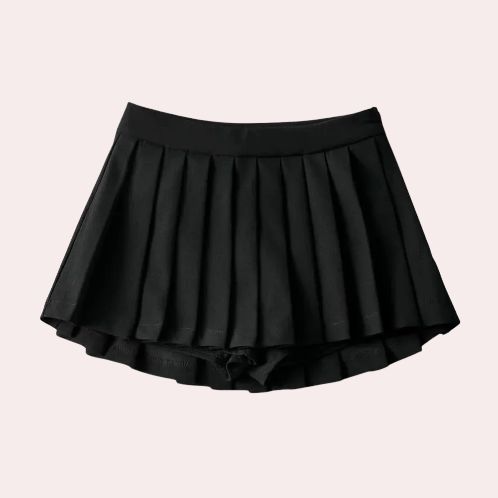 Women's elegant pleated skirt refined silhouette versatile day-to-night fashion statement piece