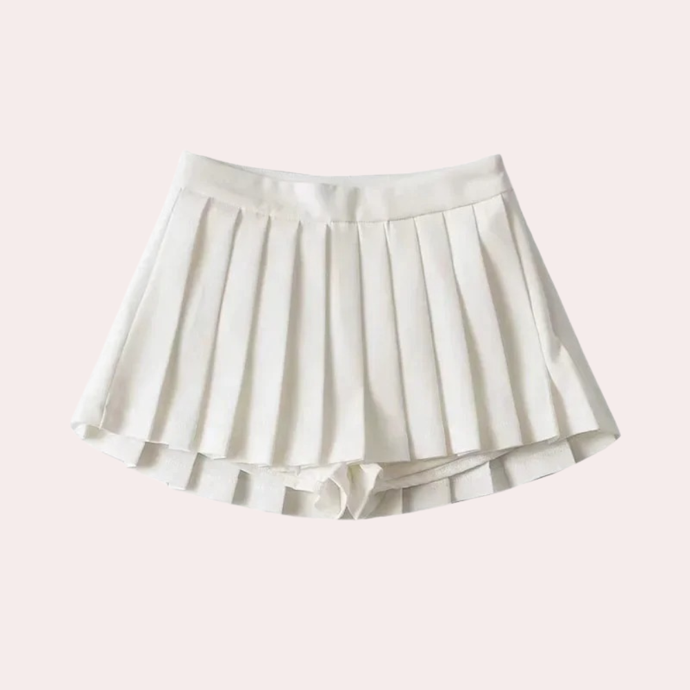 Women's elegant pleated skirt refined silhouette versatile day-to-night fashion with captivating pleats