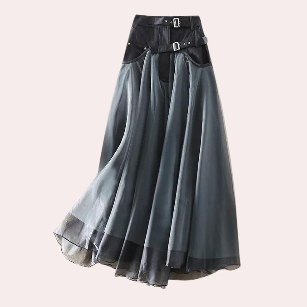 Women's elegant pleated skirt regular fit breathable fabric flattering silhouette casual formal wear