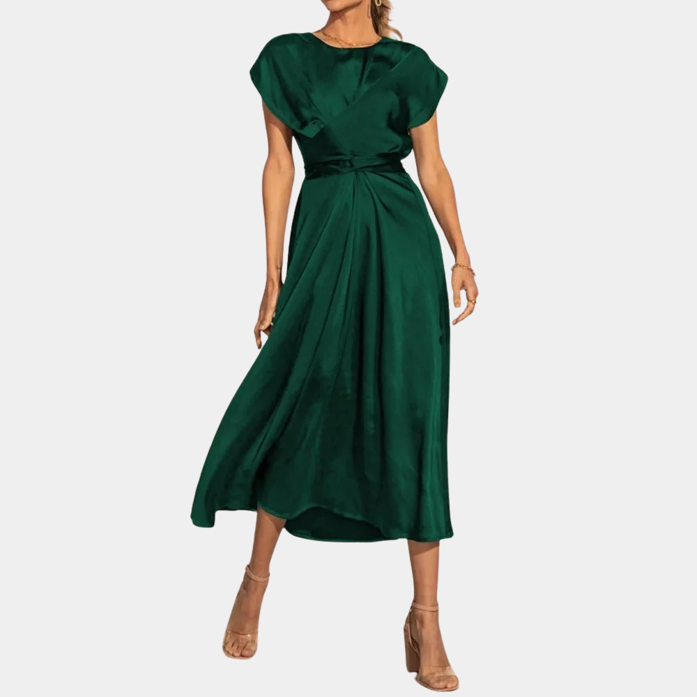 Kornelia women's elegant evening dress with flattering silhouette cut and refined formal style