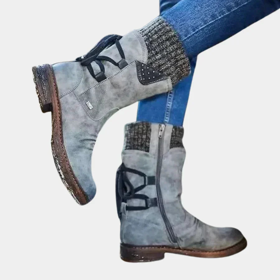 Women's snow boots warm lining durable sole stylish winter footwear for all-weather comfort