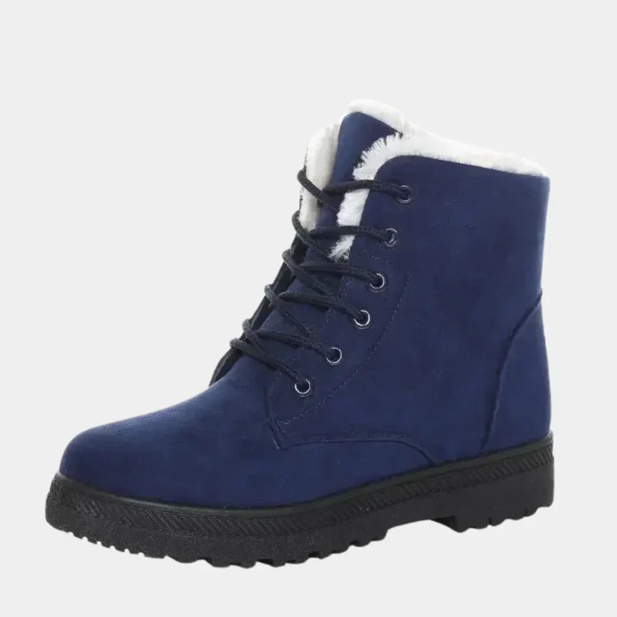 Women's slip-on boots neutral tone easy wear design no laces sustainable everyday casual style