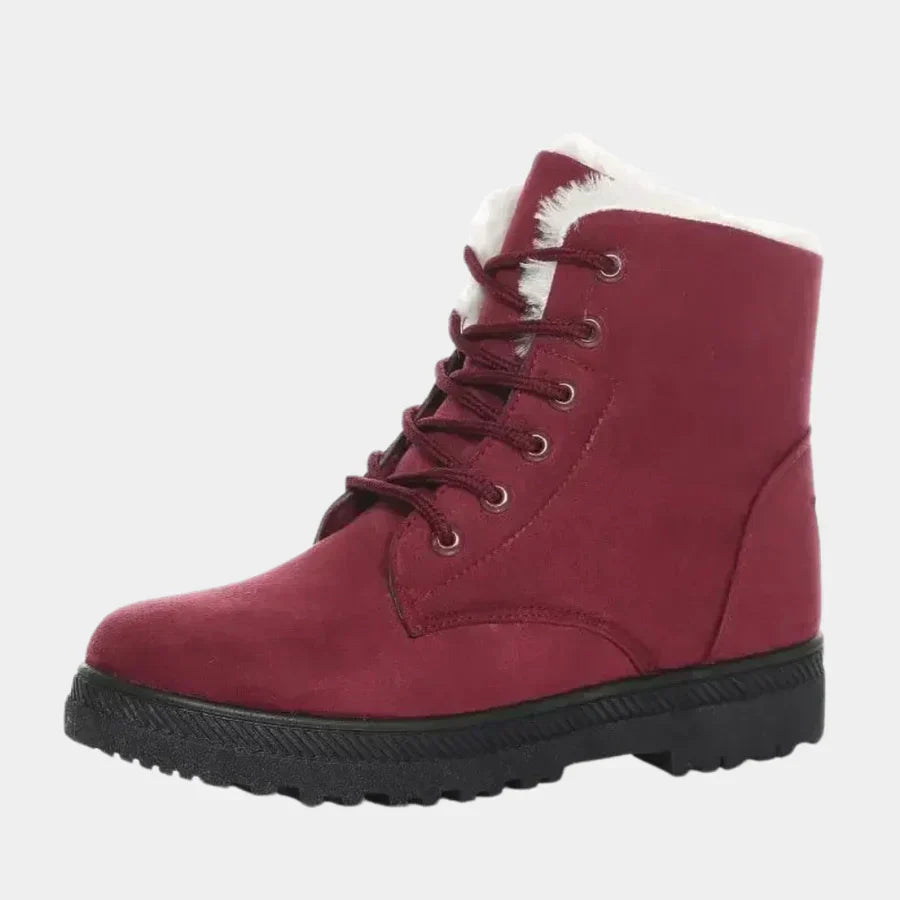 Women's slip-on boots neutral tone easy wear design no laces sustainable everyday versatile style