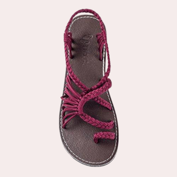 Women's vibrant beach sandals lightweight comfort footwear with fashionable colorful summer style