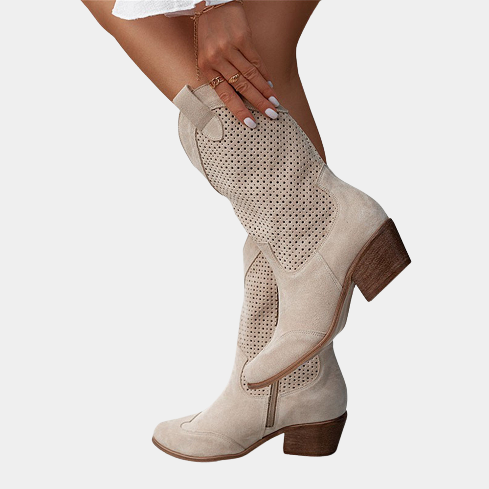 Natalie™ | Cowboy Style Orthopedic Boots