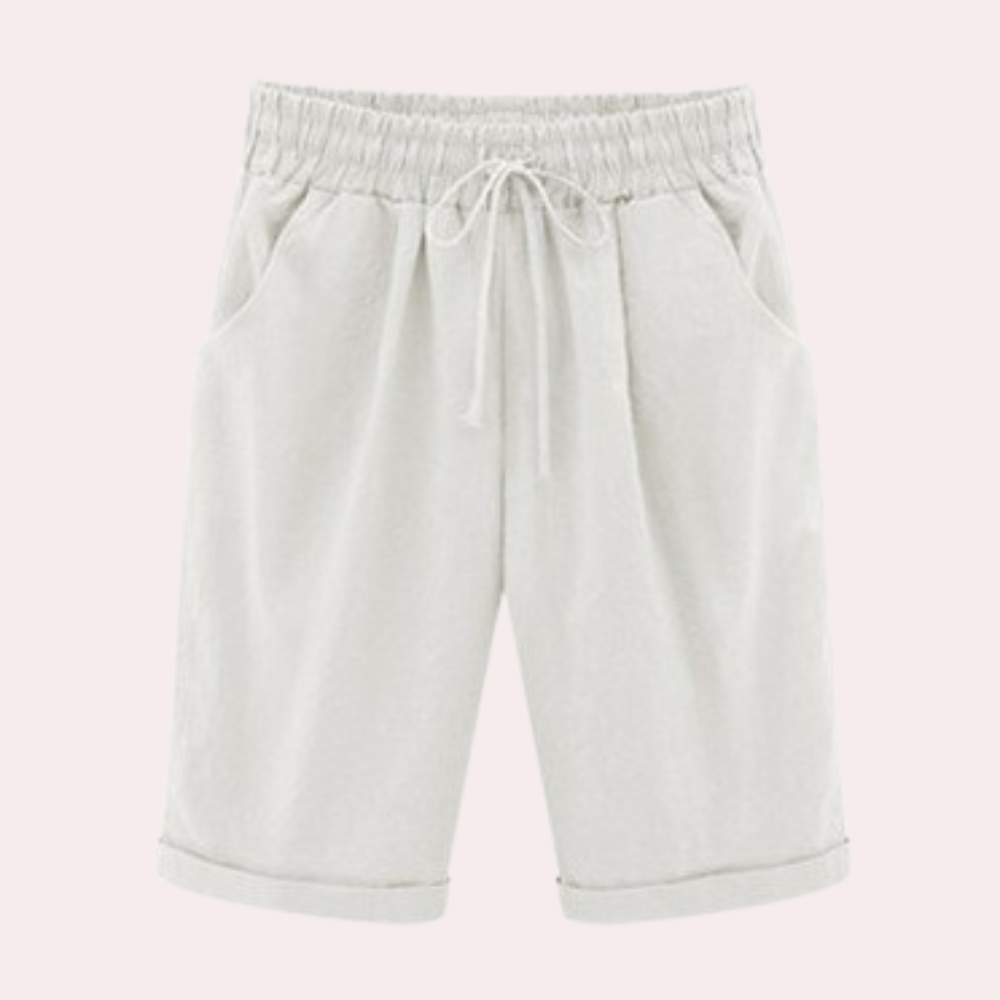 Sora women casual cotton blend shorts in versatile colors, breathable everyday comfort fit