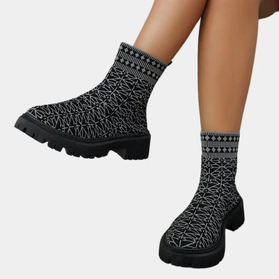 Women's fashion-forward boots elegant silhouette comfortable fit premium sustainable design