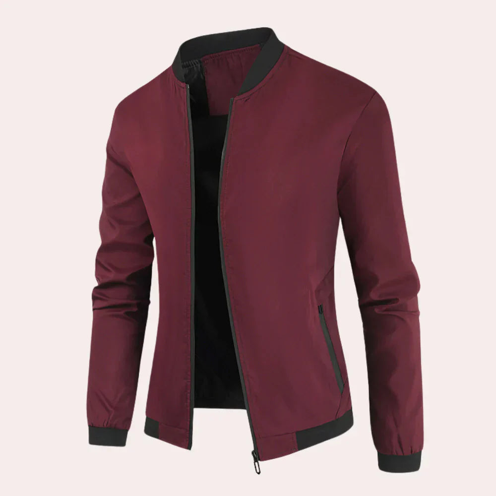 Men's lightweight windbreaker jacket breathable windproof rain shield for outdoor adventures