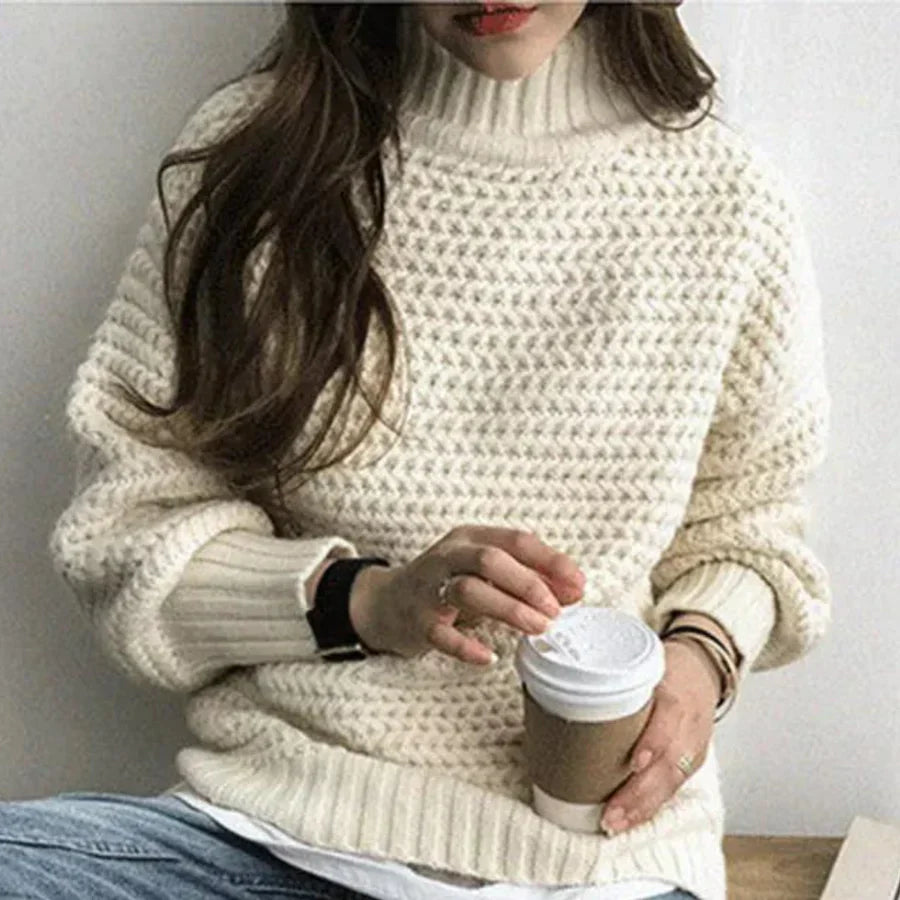 Melina women's premium knit jumper elegant comfort fit sustainable easy-care wardrobe essential