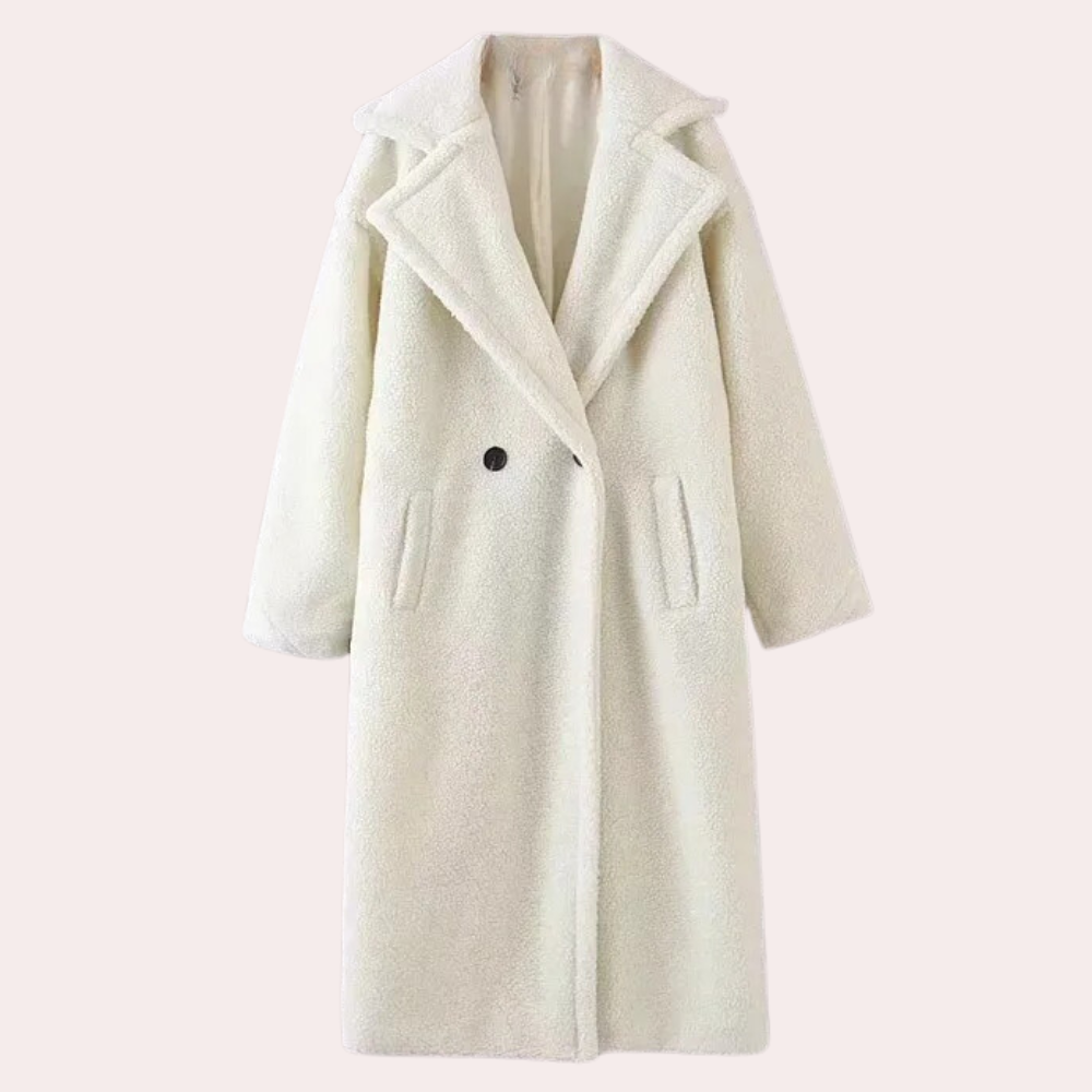 Szilard women's plush coat elegant silhouette luxurious soft texture easy-care premium winter warmth