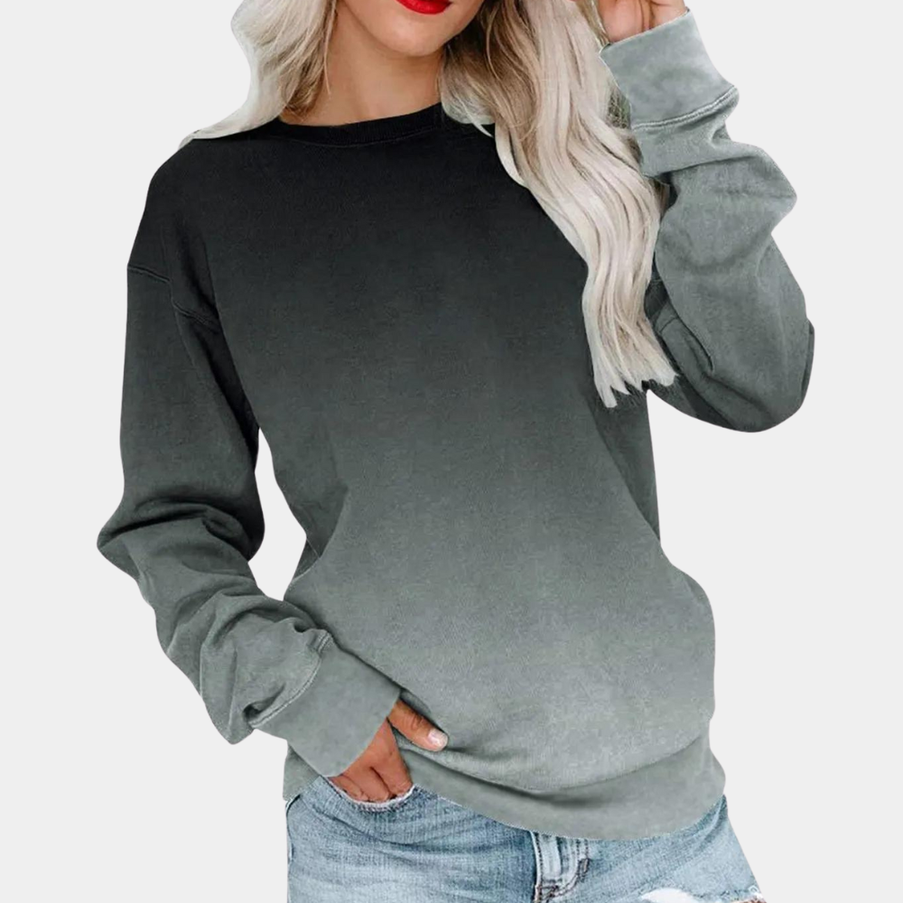 Ivet women's sweatshirt trendy colorways comfortable relaxed fit sustainable everyday casual chic
