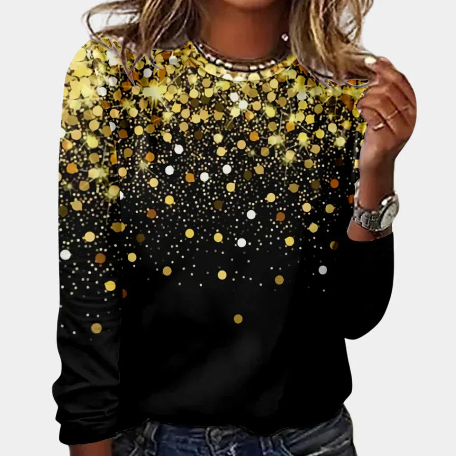 Women's casual long sleeve shirt in versatile everyday style with comfortable relaxed fit sustainable fabric