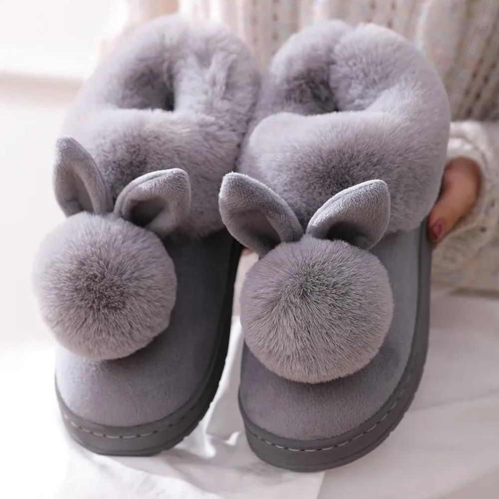 Rads women's fluffy slippers cozy plush lining soft luxurious home comfort indoor footwear