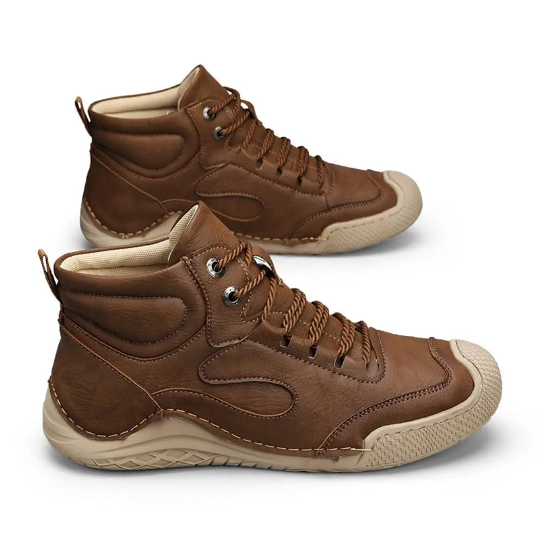 Calix high-top leather sneakers adventure-ready style with EVA cushioned insole for all-day comfort