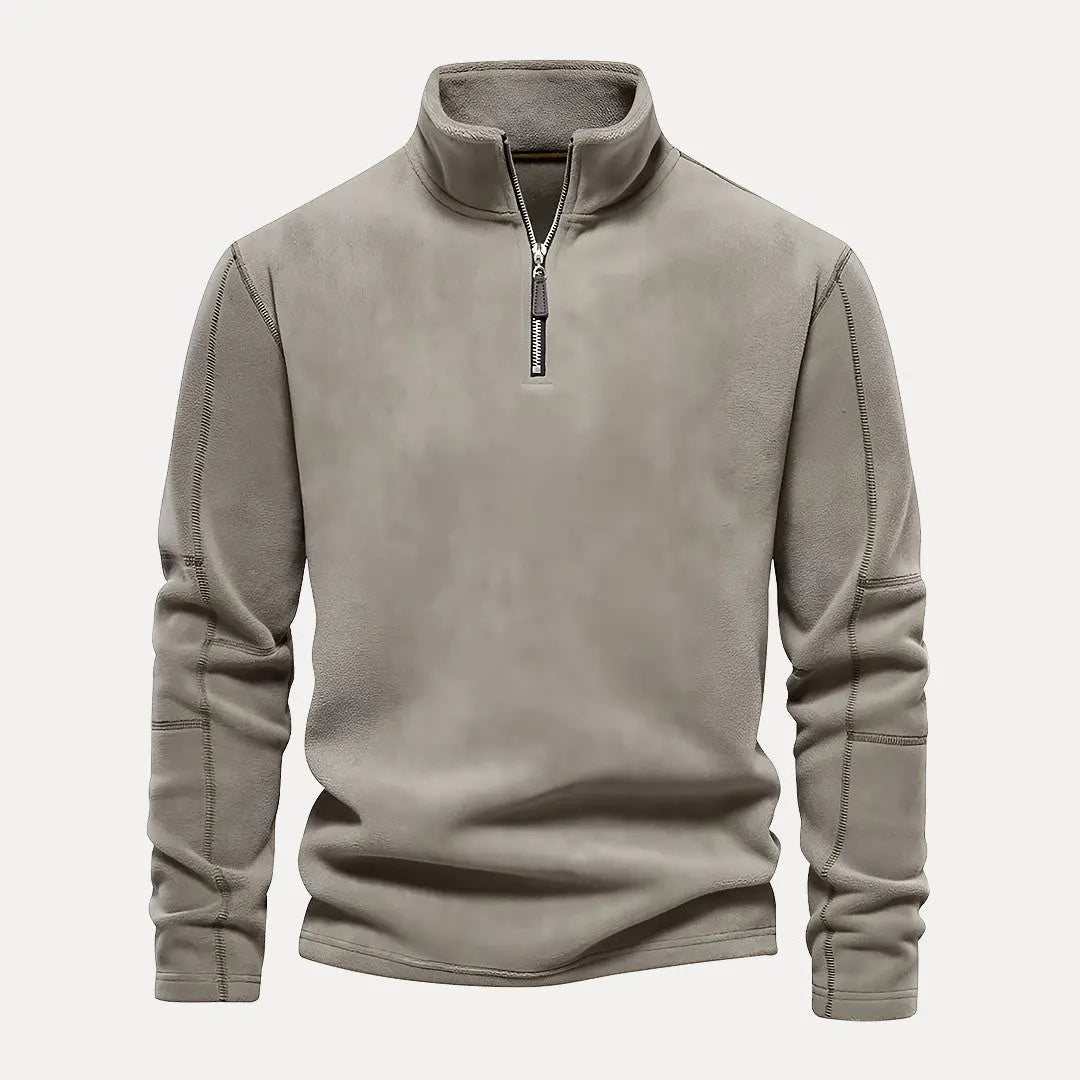 Canyon Peak soft fleece half-zip sweatshirt relaxed fit pullover for outdoor warmth and layering