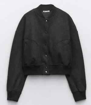 Women's quilted soft bomber jacket cozy warmth fashionable textured modern silhouette durable premium