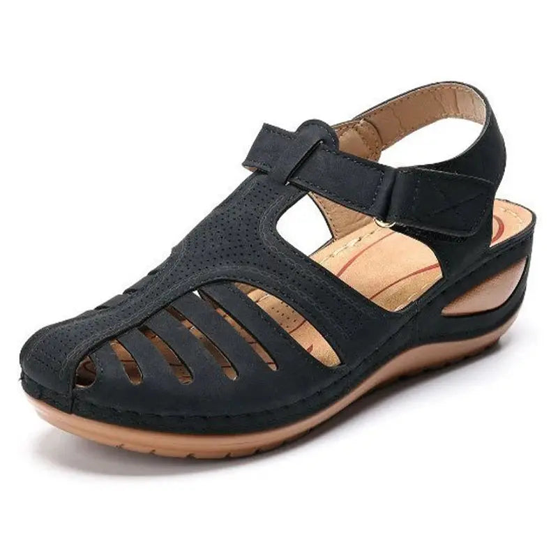 Women's casual wedge sandals soft sole cushioned midsole versatile everyday beach style