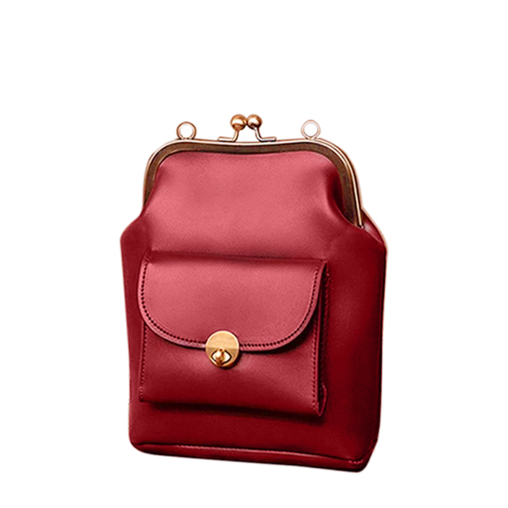 Diana black vegan leather structured handbag with top handle and secure clasp for professionals