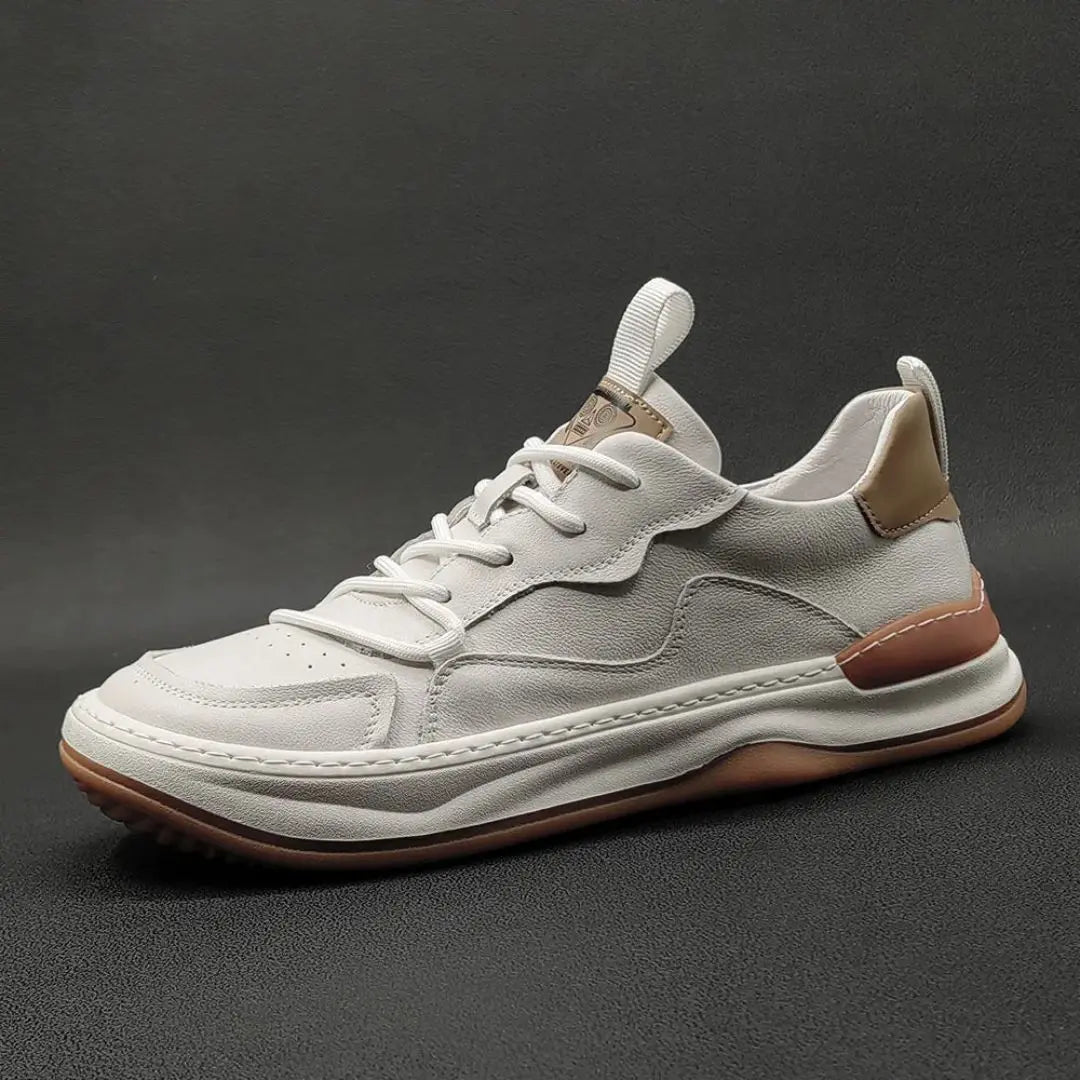 Charlie Cowhide premium Italian leather sneakers, lightweight versatile silhouette for casual and formal wear