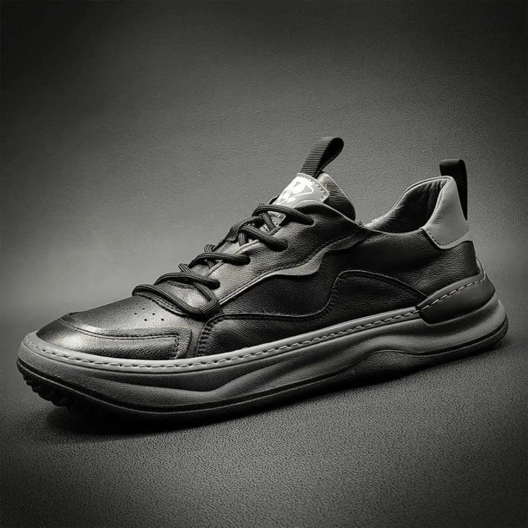 Charlie cowhide sneakers premium Italian leather lightweight versatile silhouette casual formal everyday comfort