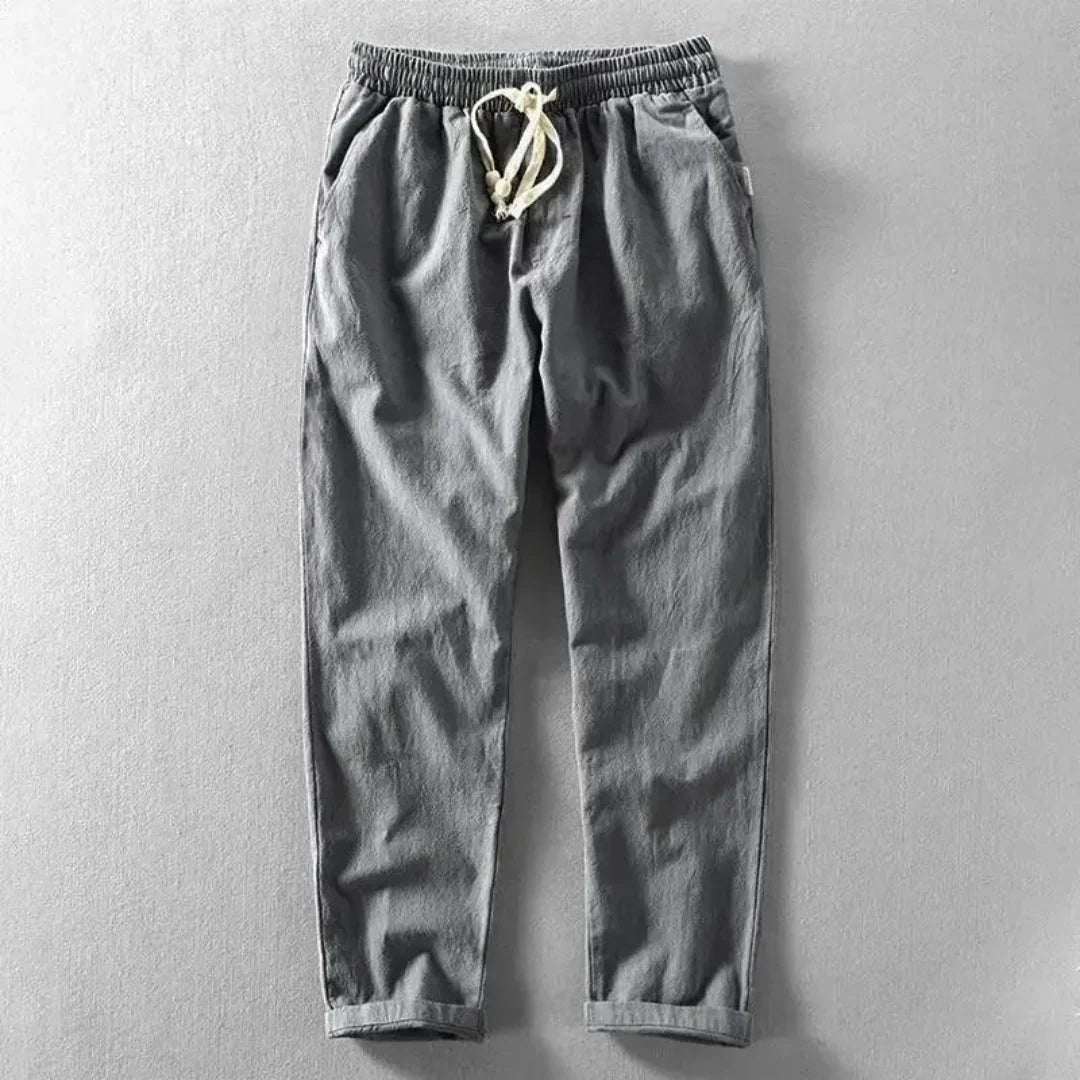 Charlie unisex cotton-blend joggers in casual relaxed fit with adjustable drawstring waistband