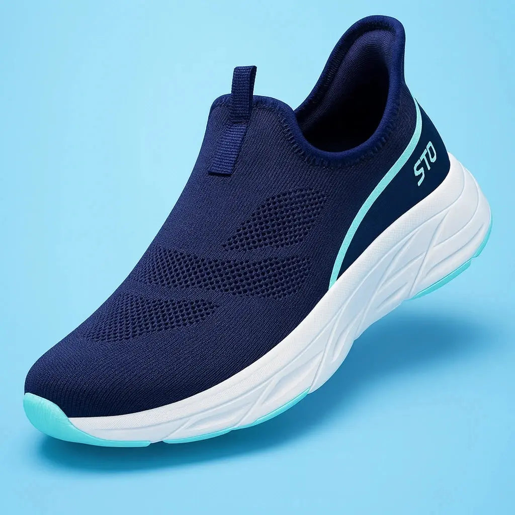 UltraCloud slip-on running shoes lightweight breathable knit orthotic cushioned unisex everyday sneakers