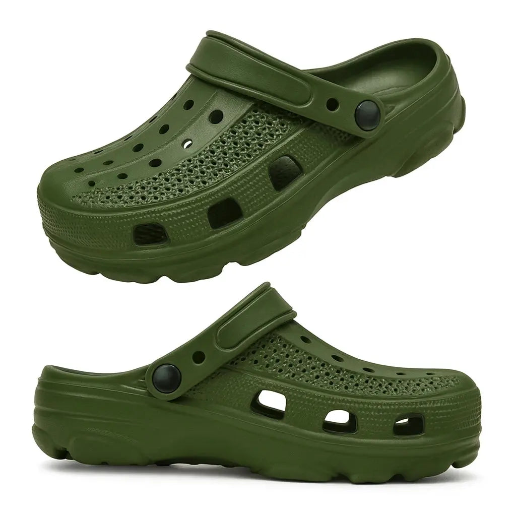 OrthoBloom unisex orthopedic clogs neutral tones slip-on style with anatomical arch support for professionals