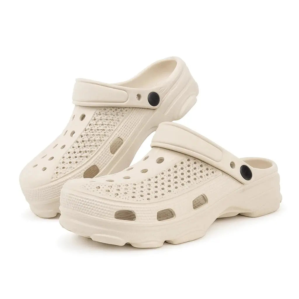 OrthoBloom unisex orthopedic clogs neutral tones slip-on style with anatomical arch support for professionals