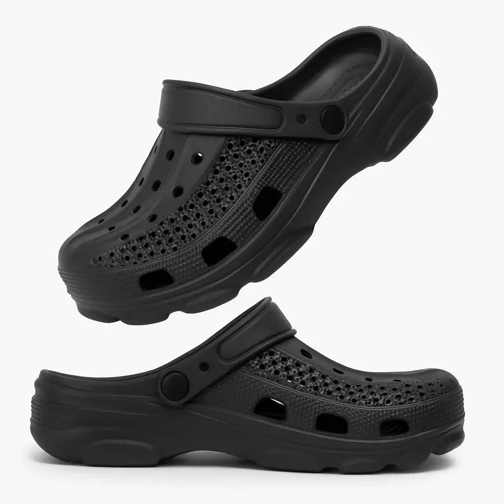OrthoBloom unisex orthopedic clogs neutral tones slip-on style with anatomical arch support