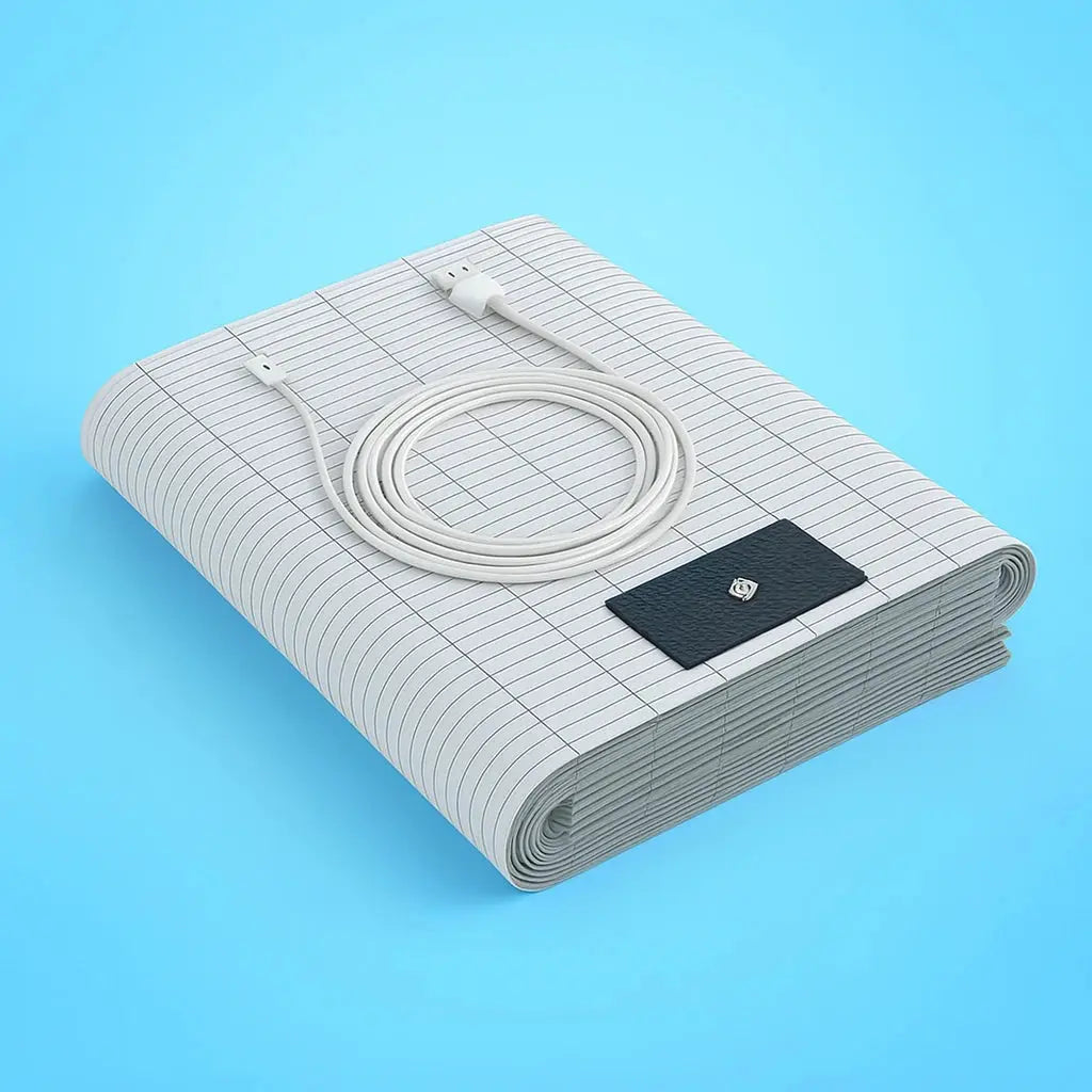 EarthFlow grounding mat for sleep and pain relief, conductive earthing pad reduces inflammation naturally