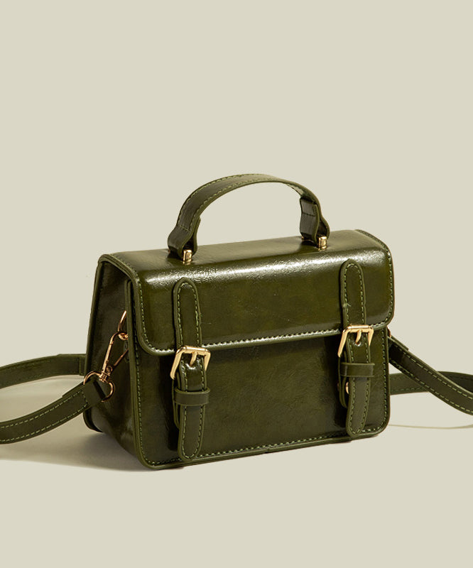 Sac micro chic en similicuir vert uni et durable - Urbann-Vibe