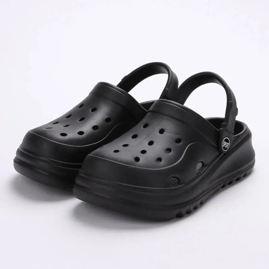 Women's chunky platform clogs thick non-slip sole lightweight EVA summer beach sandals