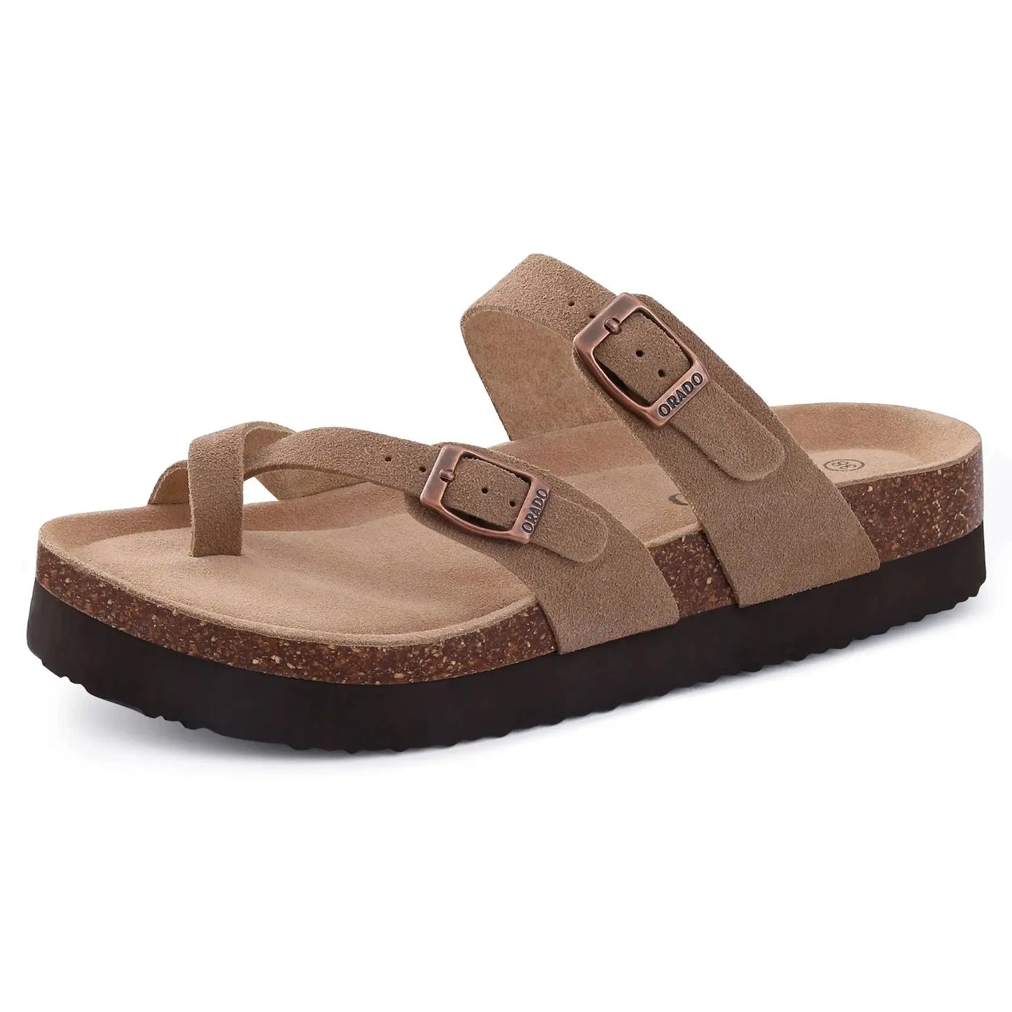 Women's classic slip-on clogs with cork footbed, synthetic suede upper, and deep heel cup support