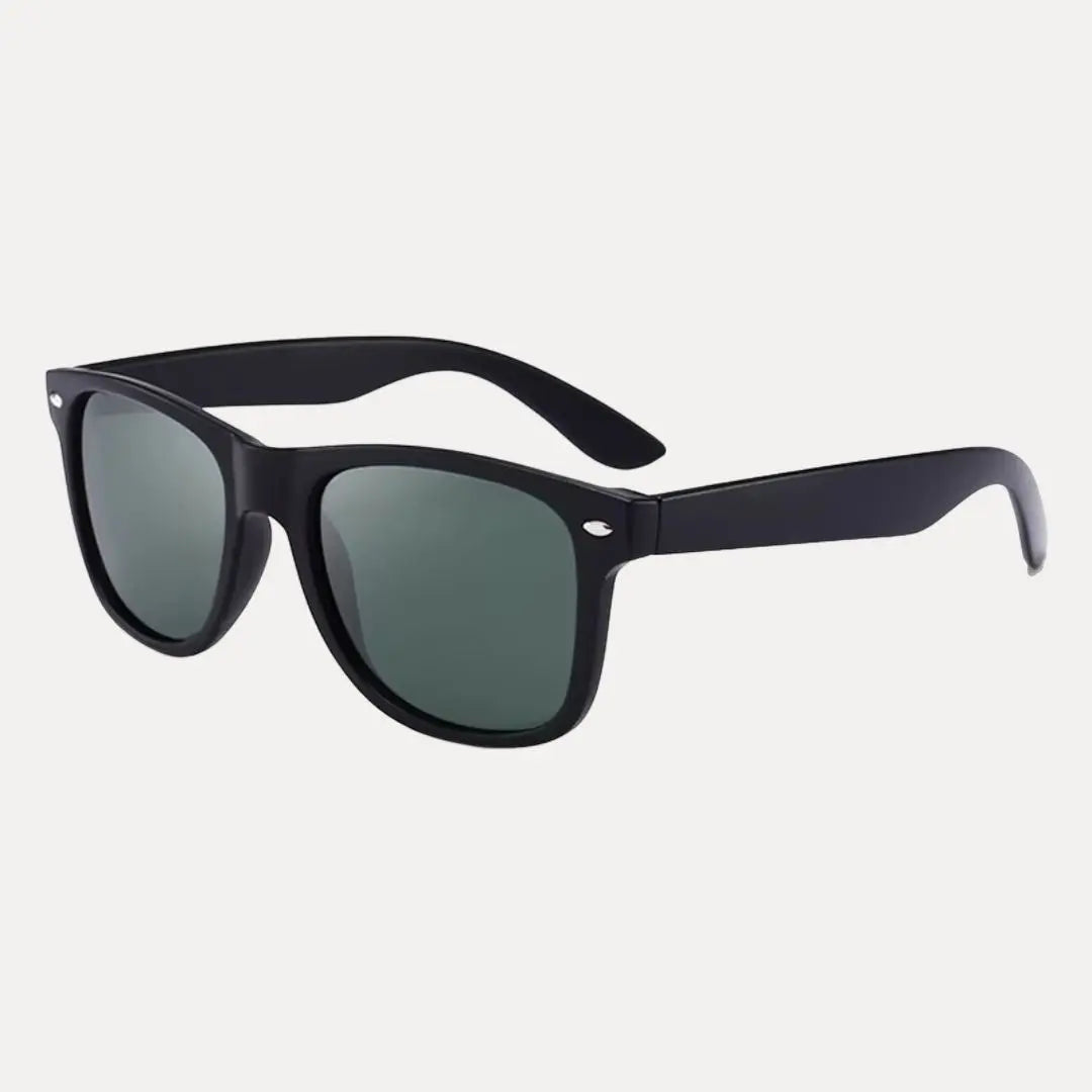 Classic polarized sunglasses blue mirrored lenses lightweight frame UV400 outdoor eyewear