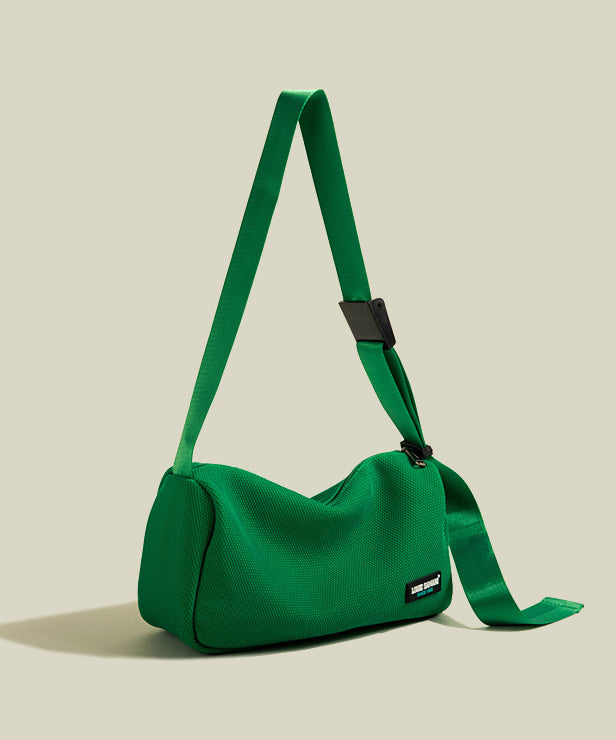 Sac rond en toile solide et durable, vert et élégant - Urbann-Vibe