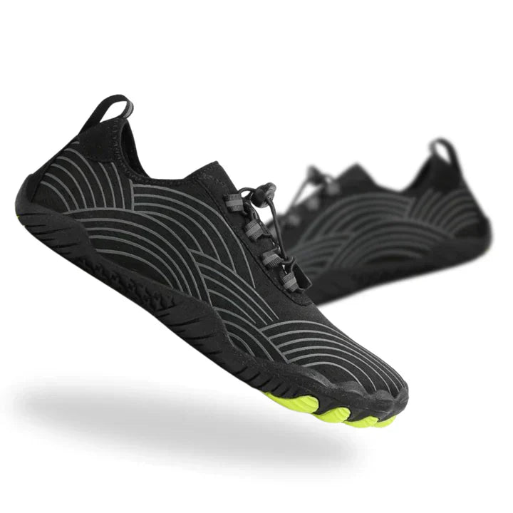 Unisex minimalist barefoot hiking shoes with 4mm ultra-thin sole, non-slip grip for daily movement
