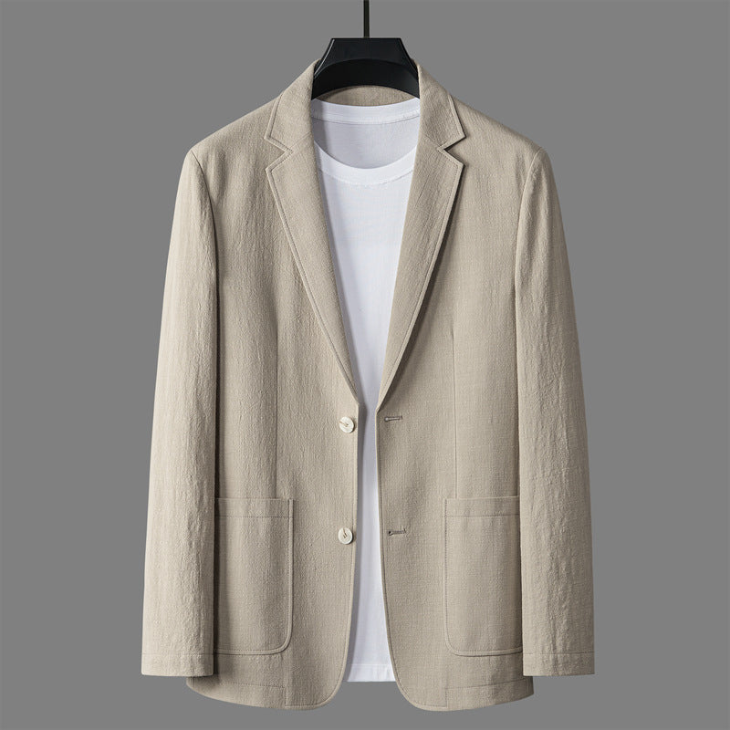 Coastal Ease linen blazer lightweight relaxed fit breathable summer professional style