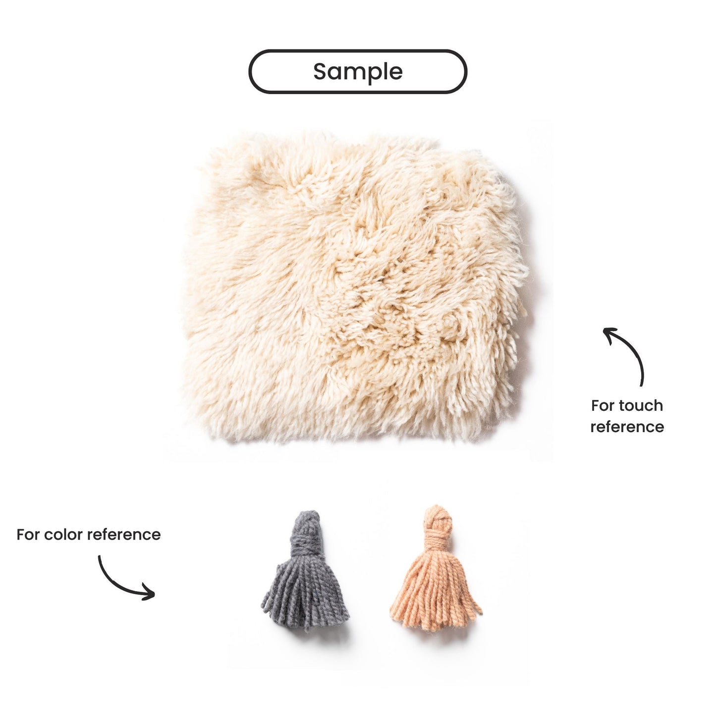 Handwoven Moroccan shag rug in premium wool blend, ultra-soft texture for modern home interiors