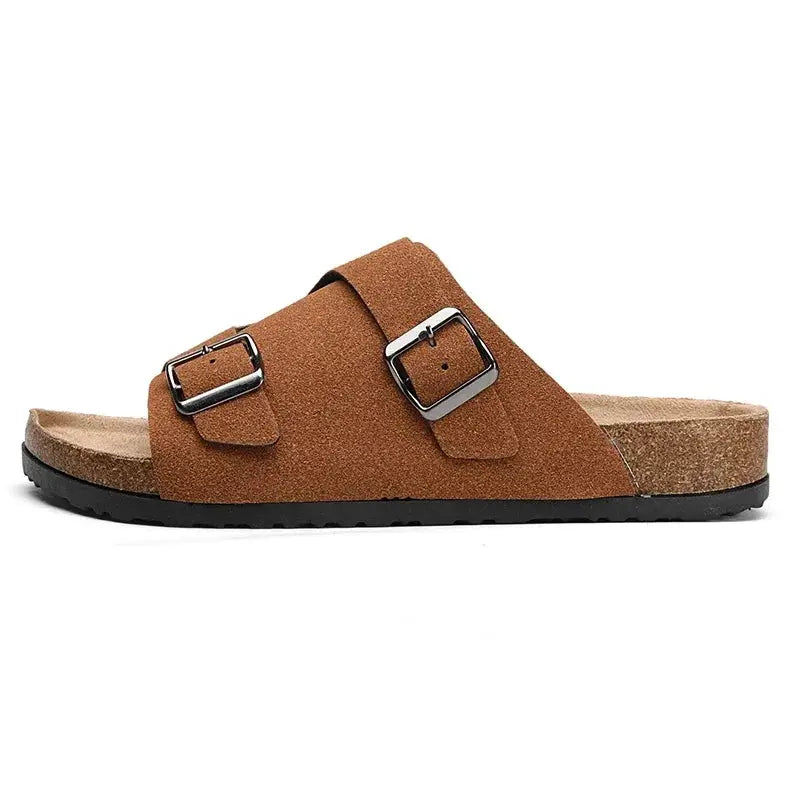 Women's lightweight cushioned sandals with synthetic upper, versatile summer style for beach and casual wear