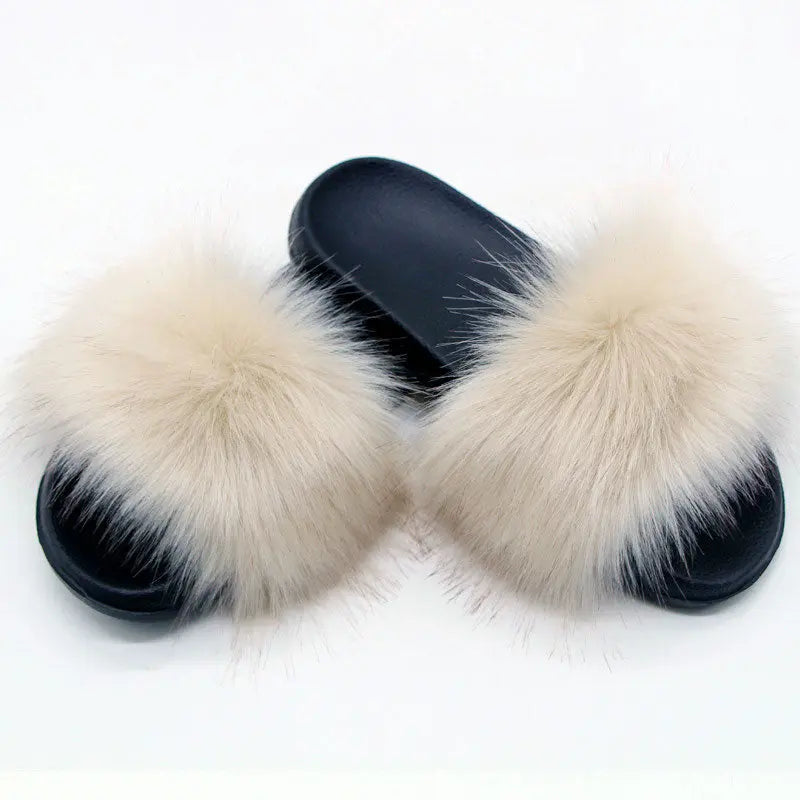 Women's cozy slip-on slippers soft plush interior warm non-slip sole for home lounging comfort