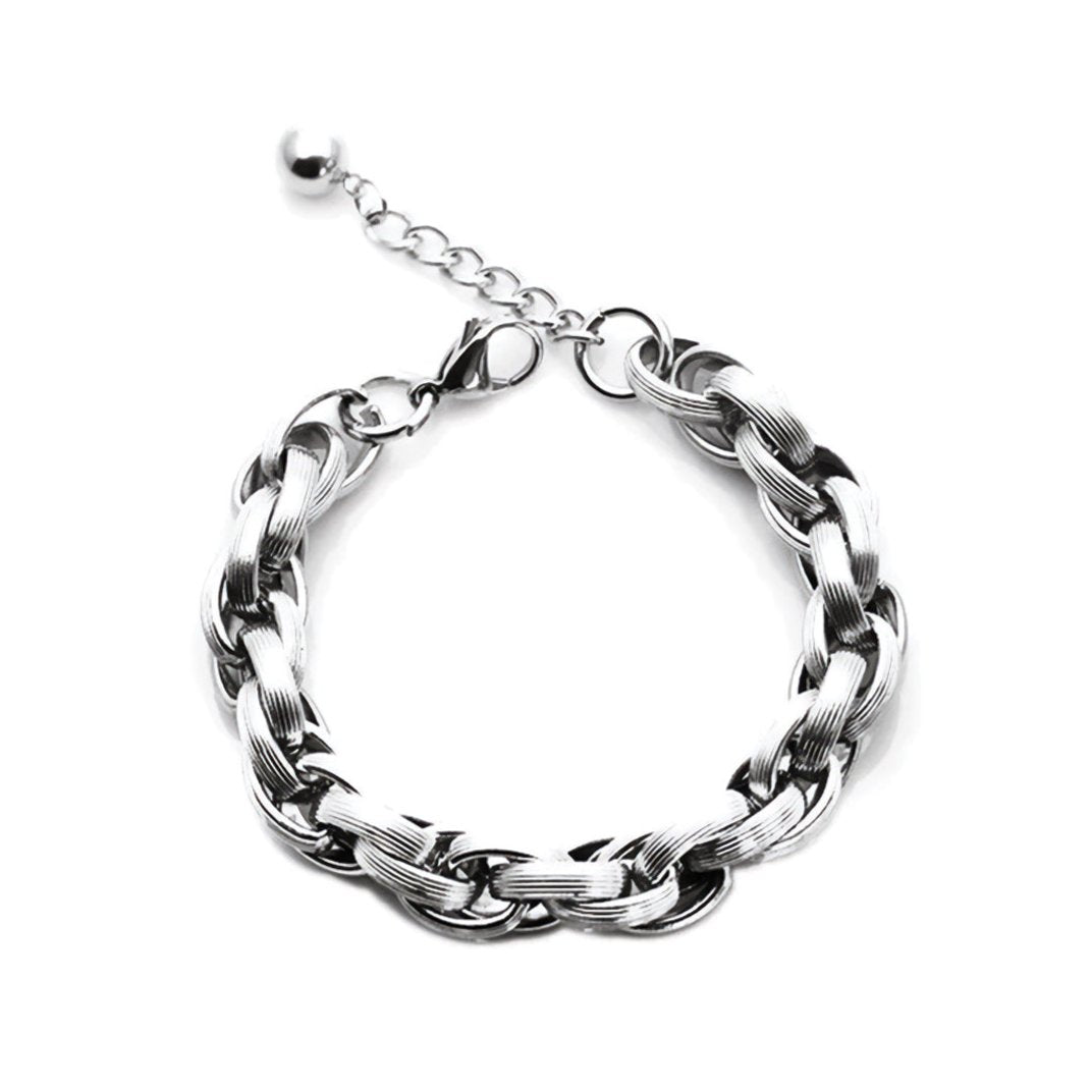 Twisted Titanium Bracelet - Wavlynn