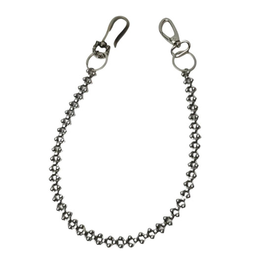 Stainless Steel Beaded Wallet Chain - Urbann-Vibe