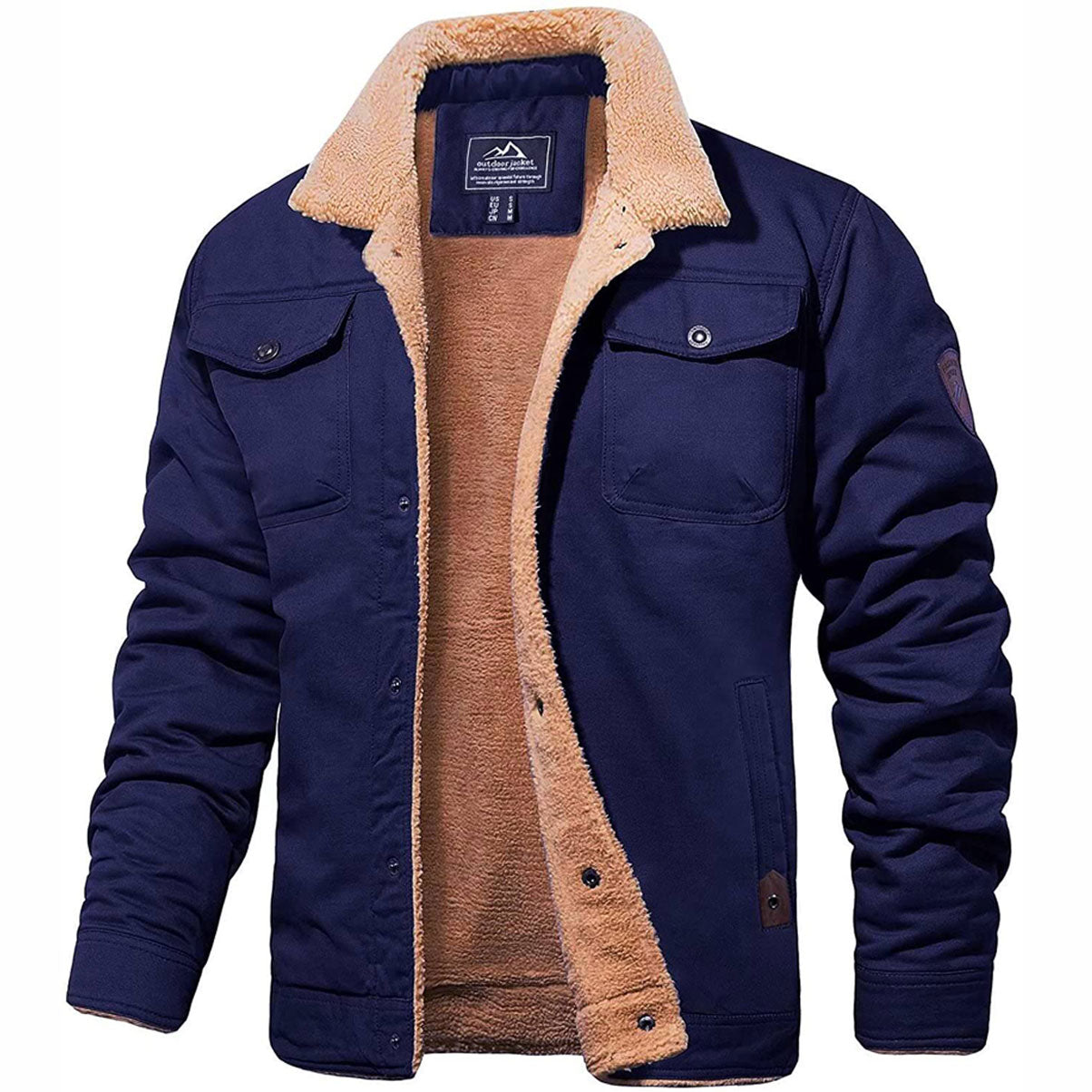 Men's Brian insulated casual outdoor jacket warm lined cozy everyday adventure outerwear
