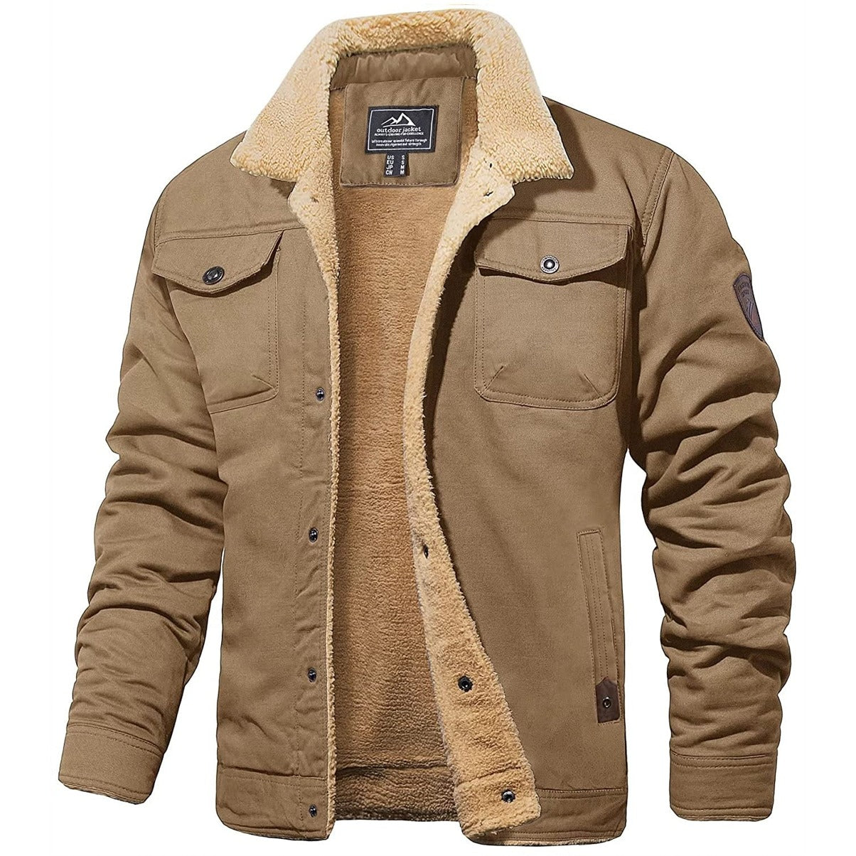 Men's Brian insulated casual outdoor jacket warm lined cozy fit for everyday adventure