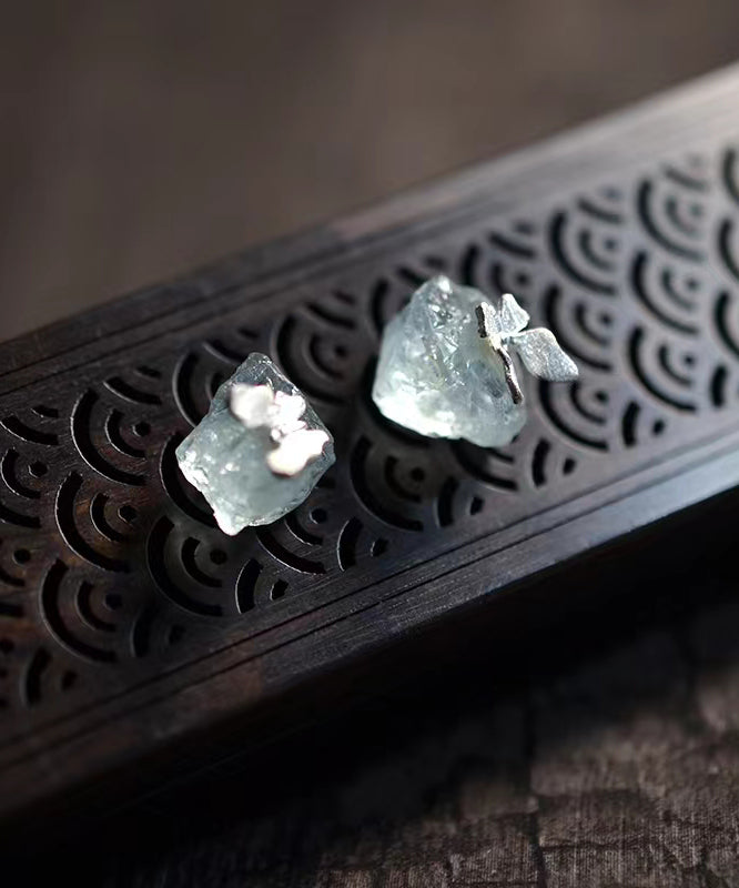 Boucles d'oreilles papillon en argent sterling bleu clair à faire soi-même - Urbann-Vibe