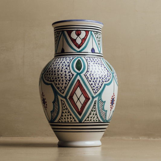 Marrakech Bloom Vase - Handcrafted Moroccan Decor - Urbann-Vibe