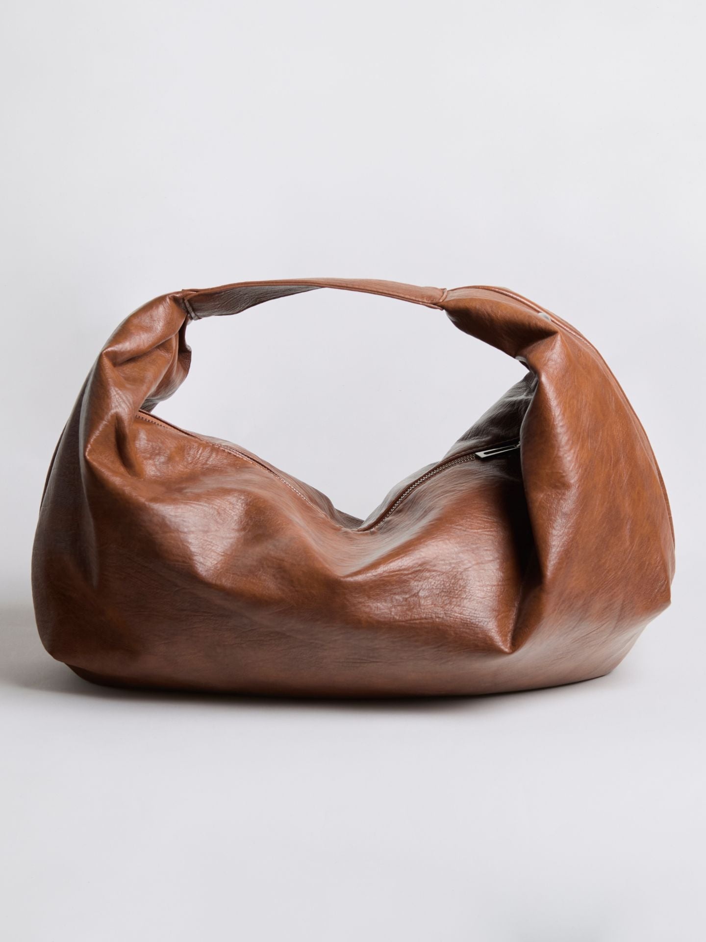 Odette vegan leather women shoulder bag minimalist silhouette soft finish spacious interior