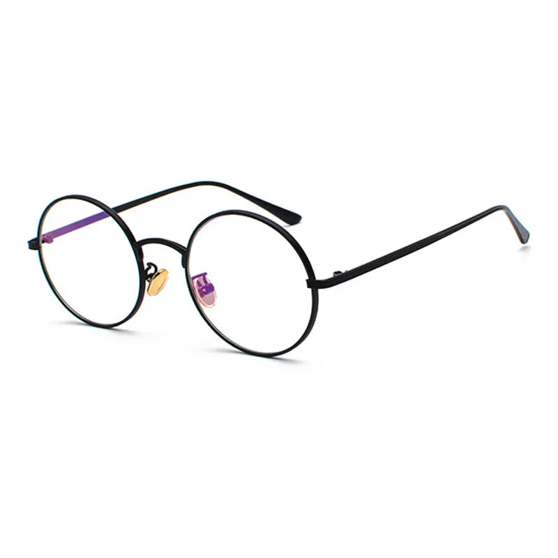 Women's round frame sunglasses with dark UV protection lenses, timeless style for beach and city wear