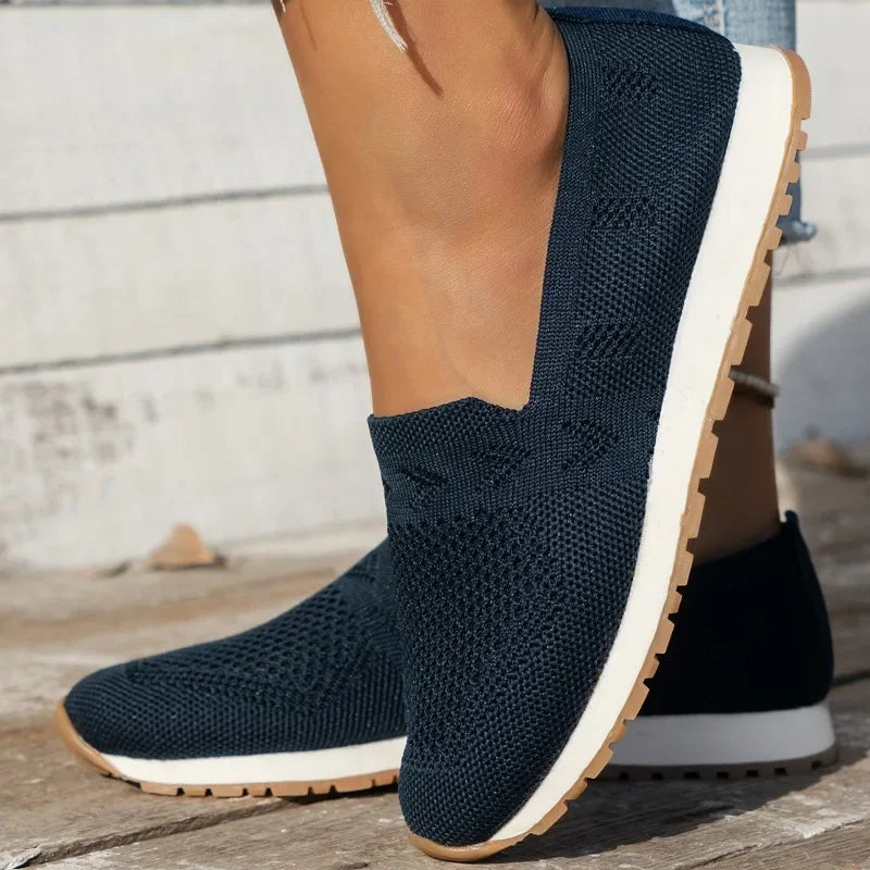 Charlotte slip-on shoes breathable mesh flexible sole everyday comfort style for busy lifestyles